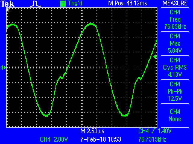 Primary Voltage Waveform